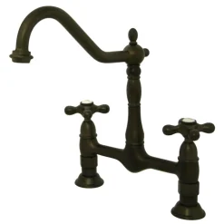 Outlet Heritage 2-Hole Kitchen Bridge Faucet Bridge Faucets
