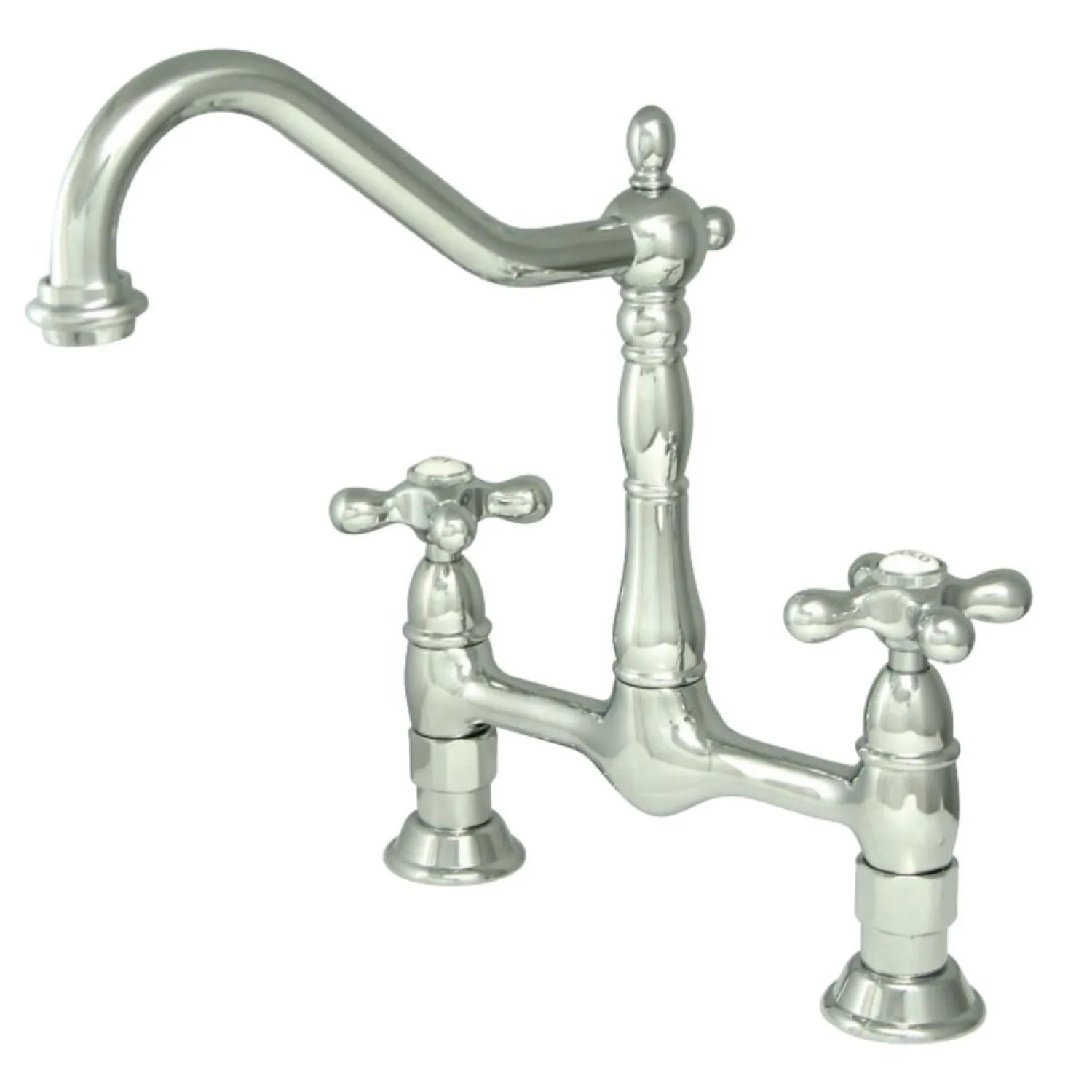 Outlet Heritage 2-Hole Kitchen Bridge Faucet Bridge Faucets