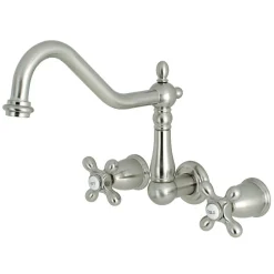 Sale Heritage 3-Hole Wall Mount Kitchen Faucet Wall Mounted Kitchen Faucets