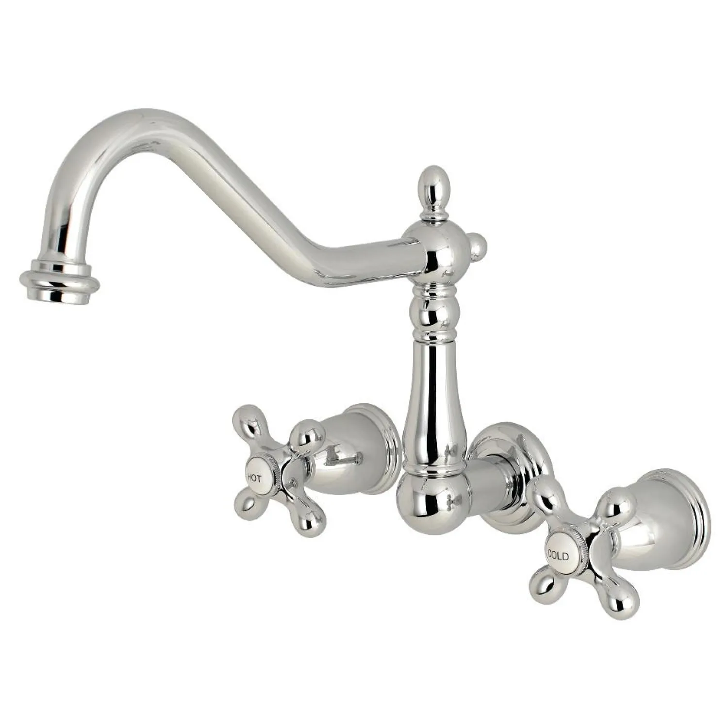 Sale Heritage 3-Hole Wall Mount Kitchen Faucet Wall Mounted Kitchen Faucets