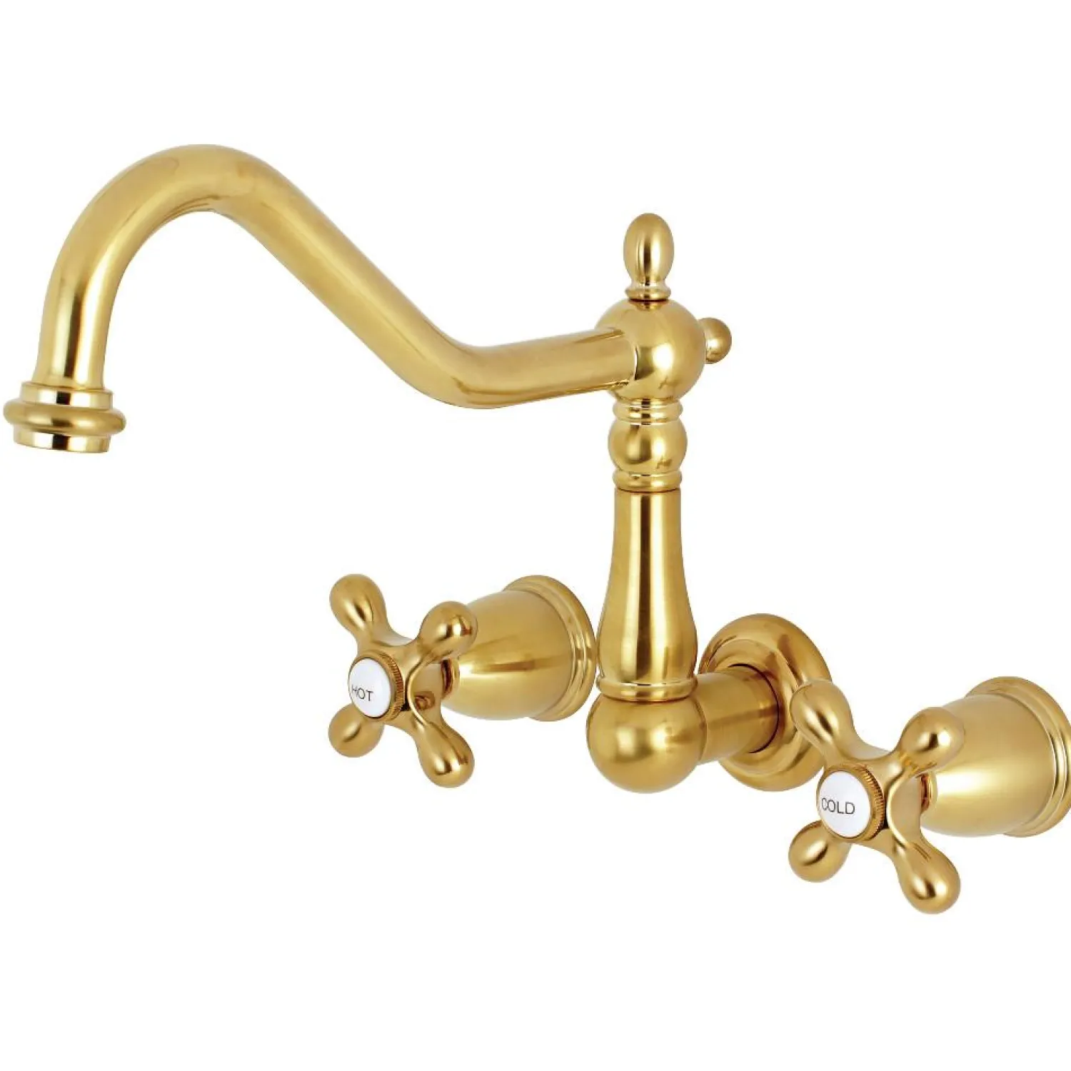 Sale Heritage 3-Hole Wall Mount Kitchen Faucet Wall Mounted Kitchen Faucets
