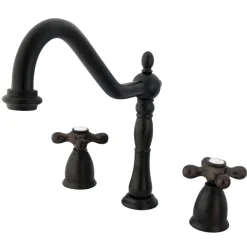 New Heritage 3-Hole Widespread Kitchen Faucet Widespread Kitchen Faucets