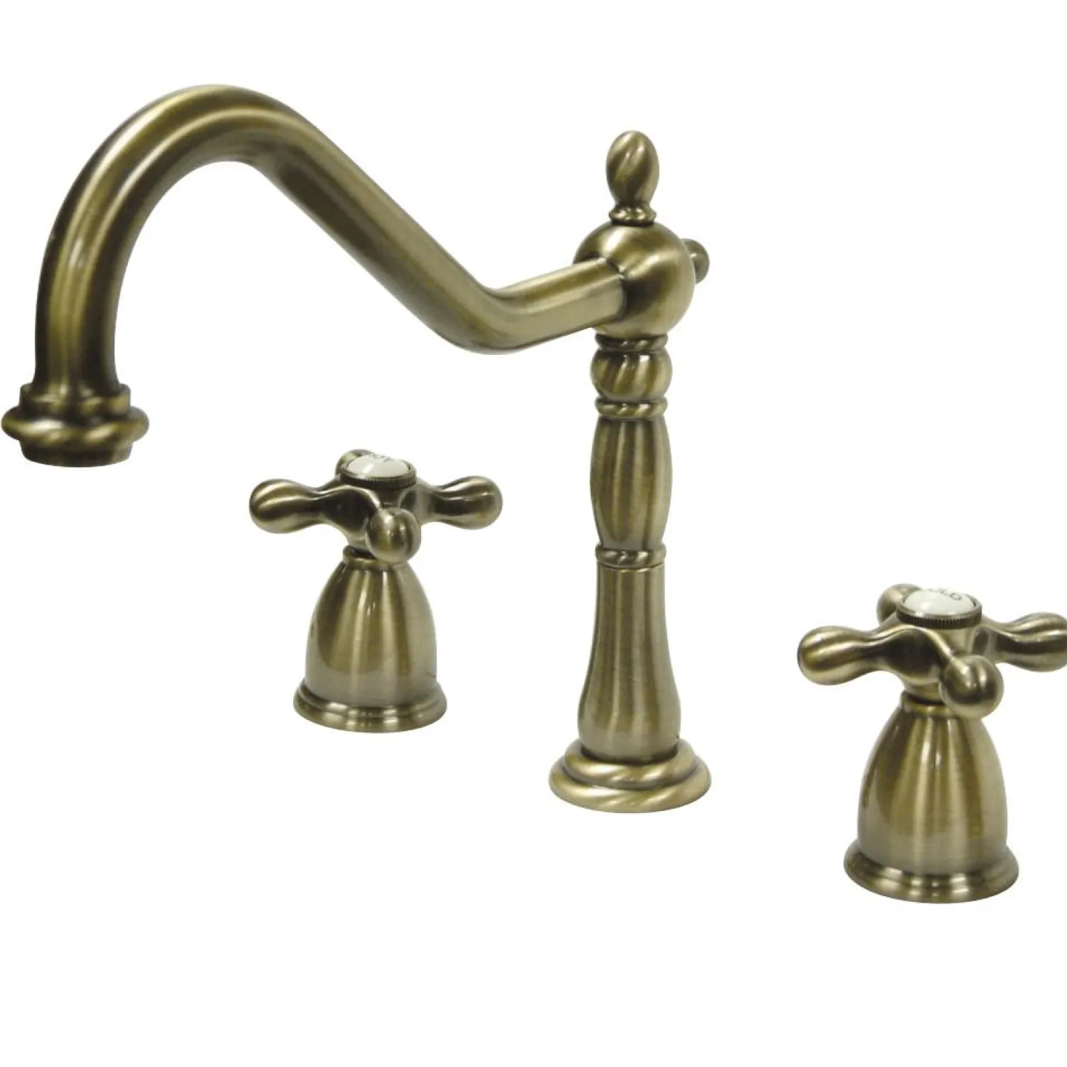 New Heritage 3-Hole Widespread Kitchen Faucet Widespread Kitchen Faucets