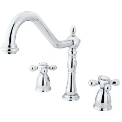 New Heritage 3-Hole Widespread Kitchen Faucet Widespread Kitchen Faucets