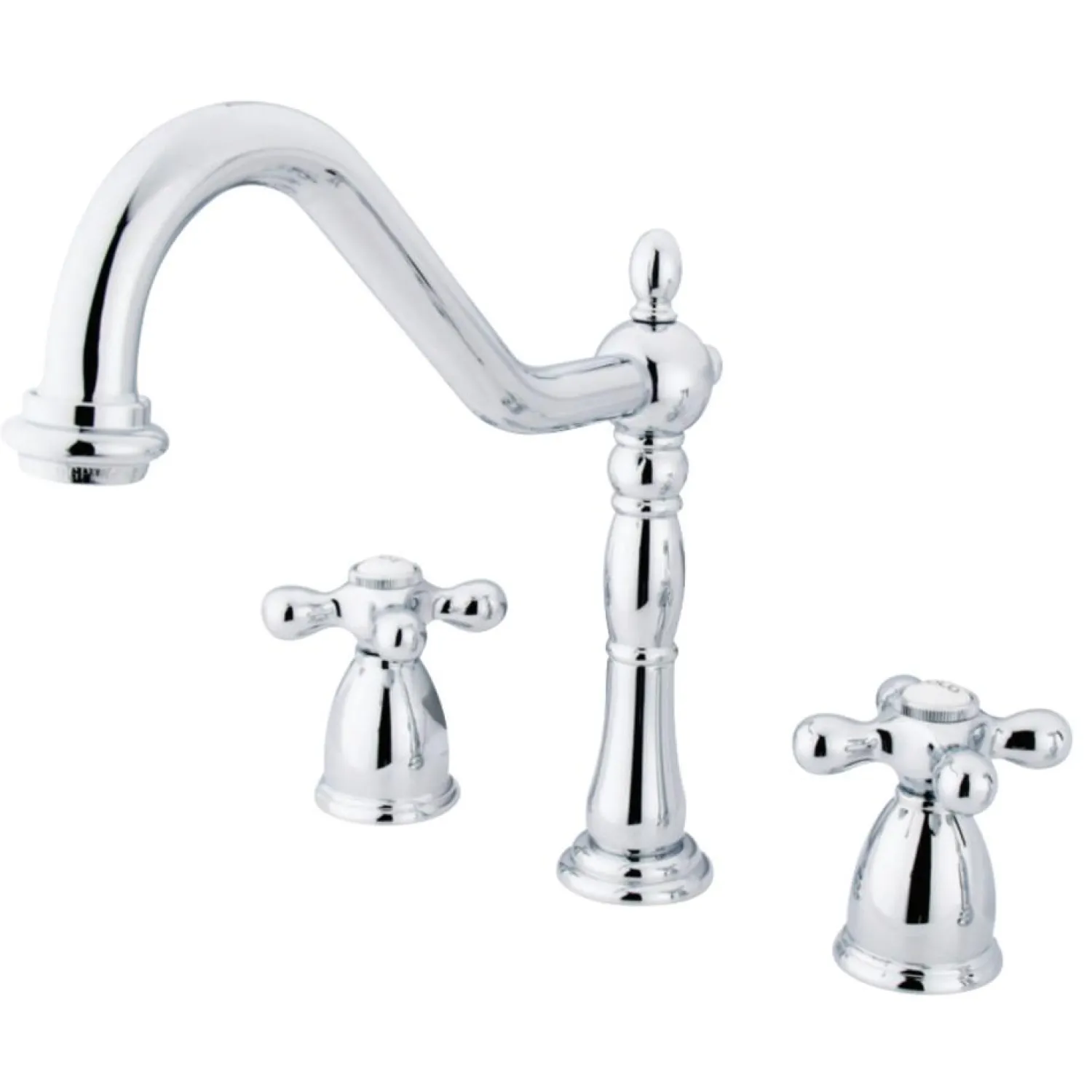 New Heritage 3-Hole Widespread Kitchen Faucet Widespread Kitchen Faucets