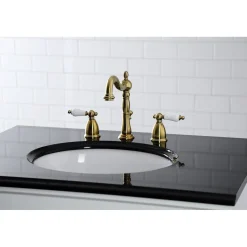 Discount Heritage 3-Hole 8-Inch Widespread Bathroom Faucet 8
