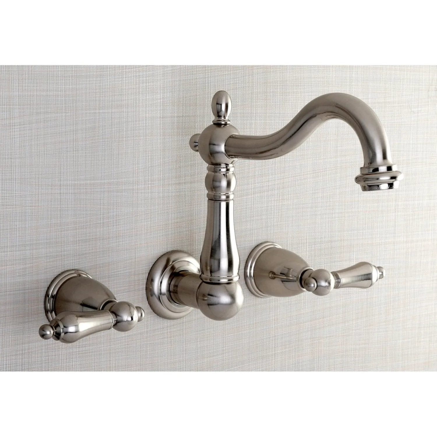 Sale Heritage 3-Hole Wall Mount Bathroom Faucet Wall Mount