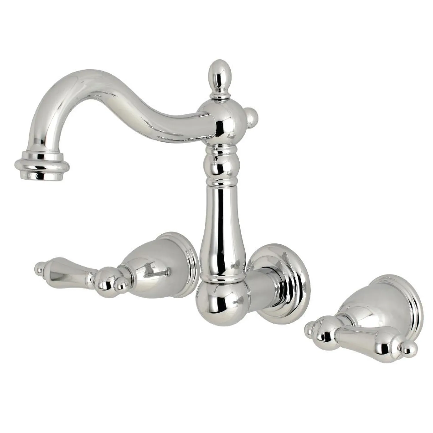 Sale Heritage 3-Hole Wall Mount Bathroom Faucet Wall Mount