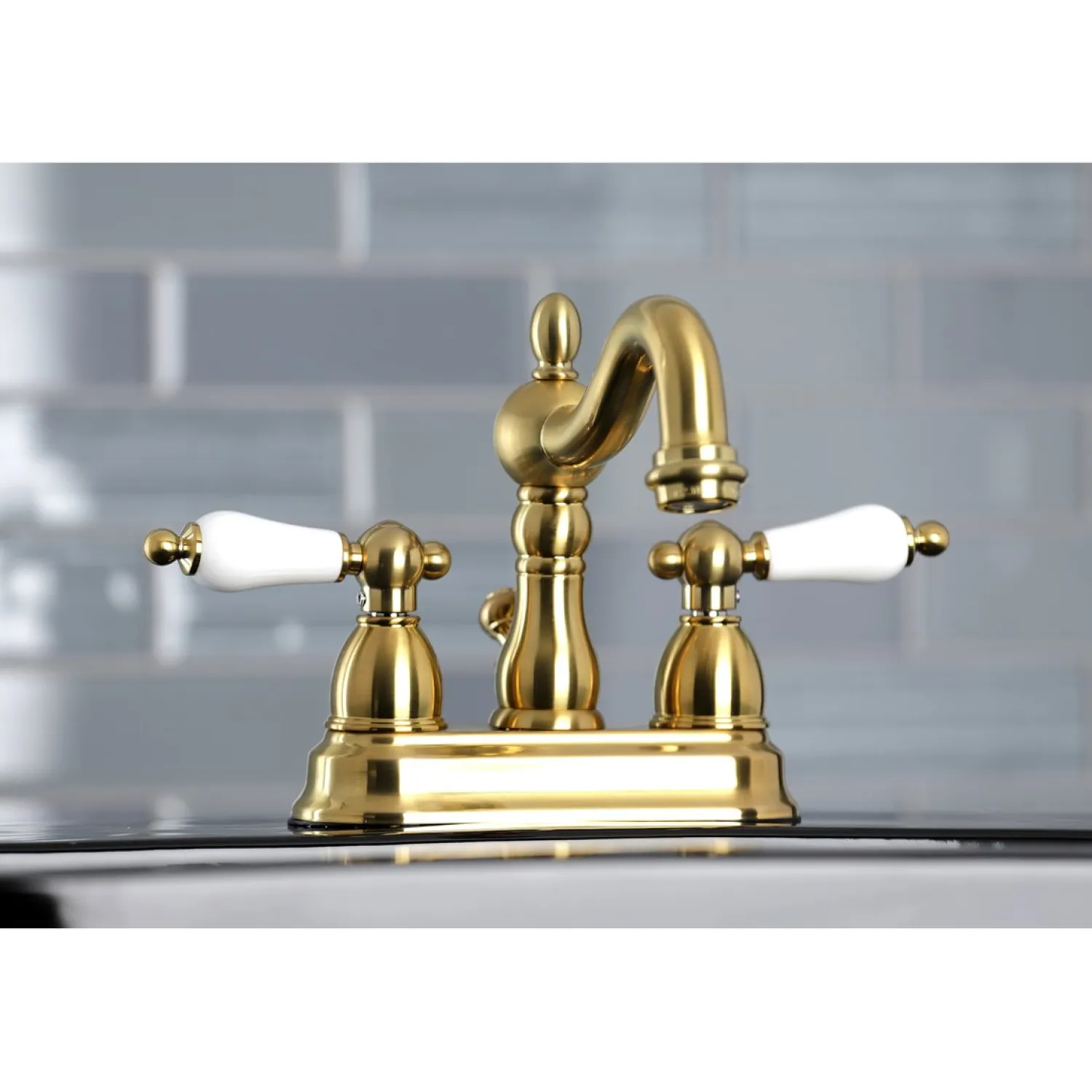 Discount Heritage 3-Hole 4-Inch Centerset Bathroom Faucet 4" Center Set