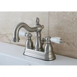 Discount Heritage 3-Hole 4-Inch Centerset Bathroom Faucet 4