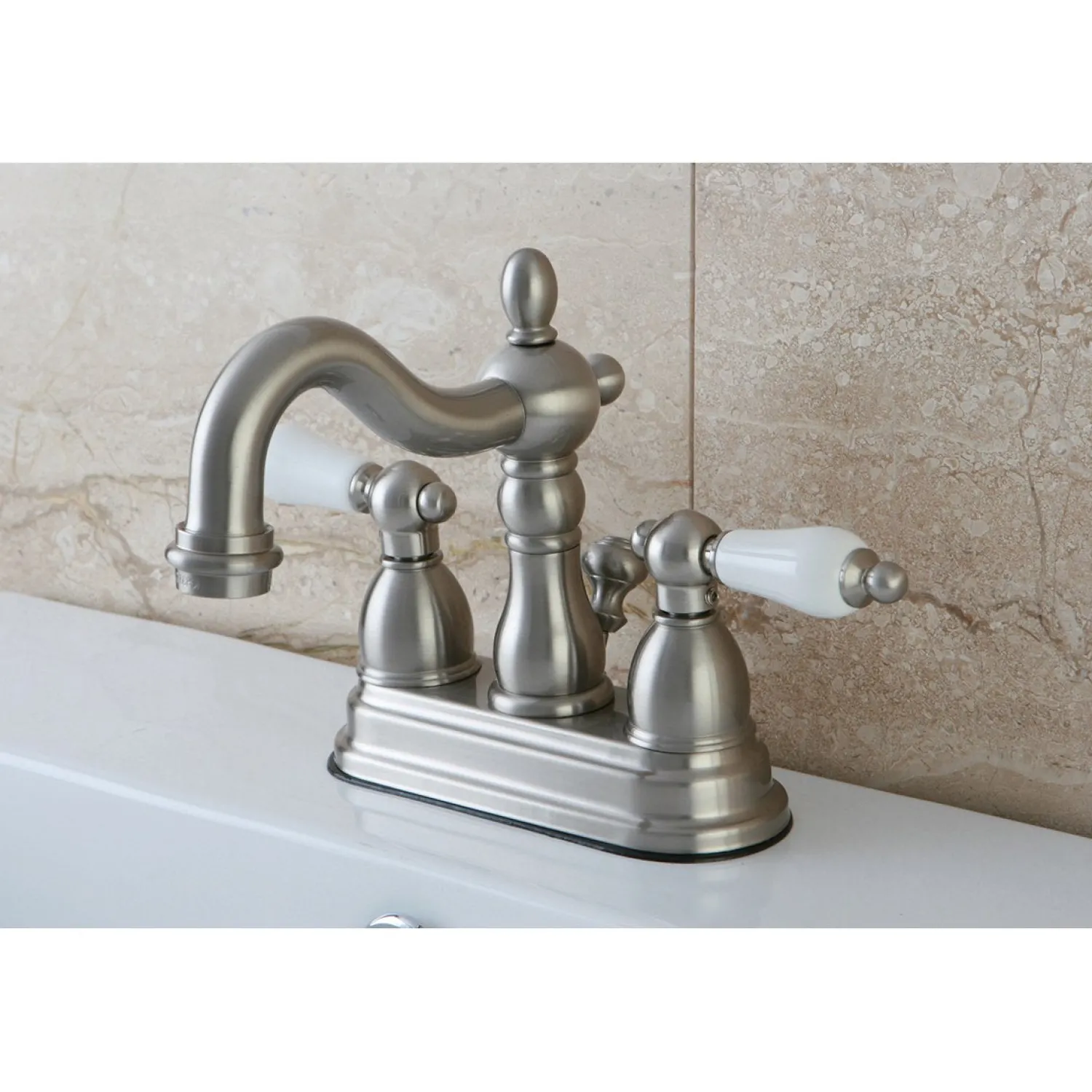 Discount Heritage 3-Hole 4-Inch Centerset Bathroom Faucet 4" Center Set