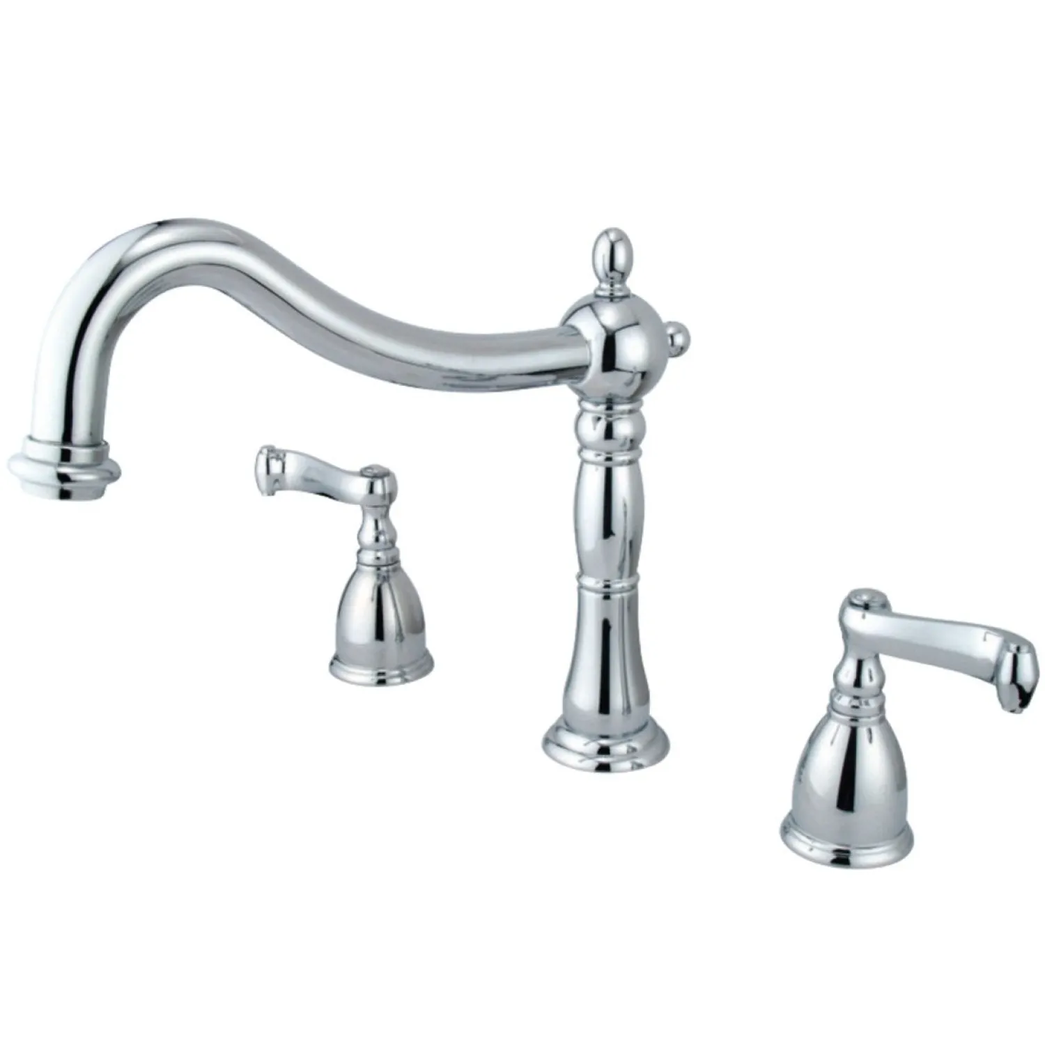 Discount Heritage 3-Hole Roman Tub Filler Tub Faucets