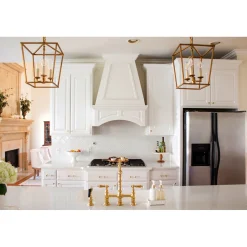 Heritage 8-Inch Bridge Kitchen Faucet with Brass Sprayer Bridge Faucets