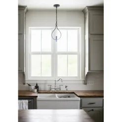 Heritage 8-Inch Bridge Kitchen Faucet with Brass Sprayer Bridge Faucets