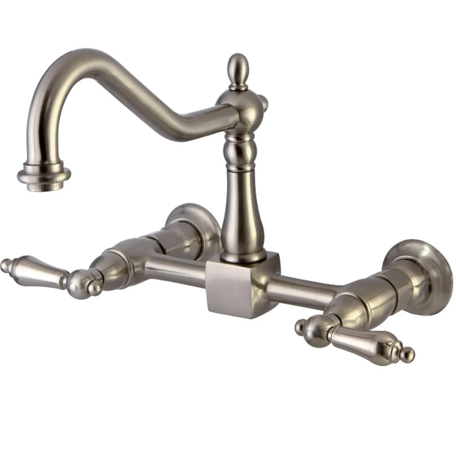 Discount Heritage 8-Inch Wall Mount Kitchen Faucet Wall Mounted Kitchen Faucets