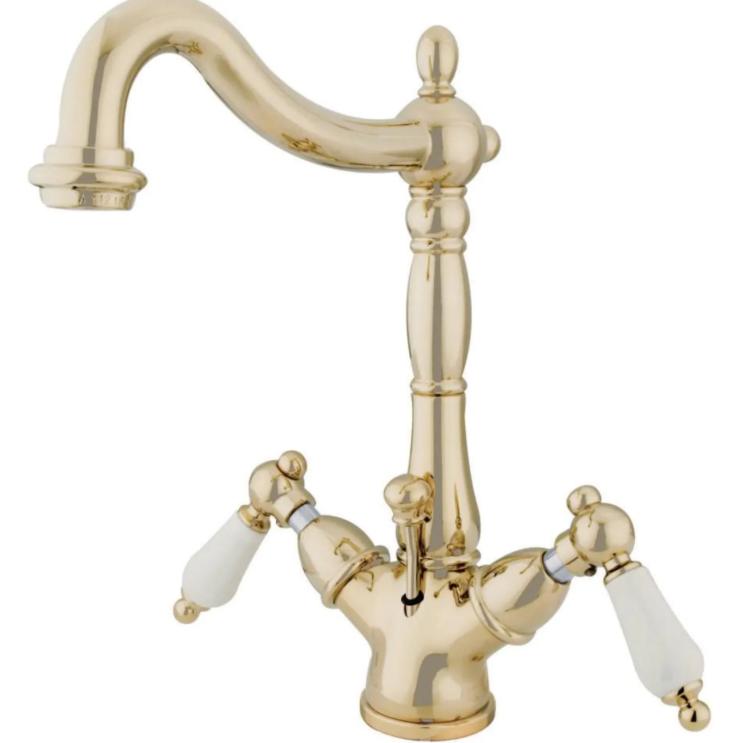 Clearance Heritage 4-Inch Centerset Deck Mount Bathroom Faucet with Pop-Up Drain Single Hole|4" Center Set