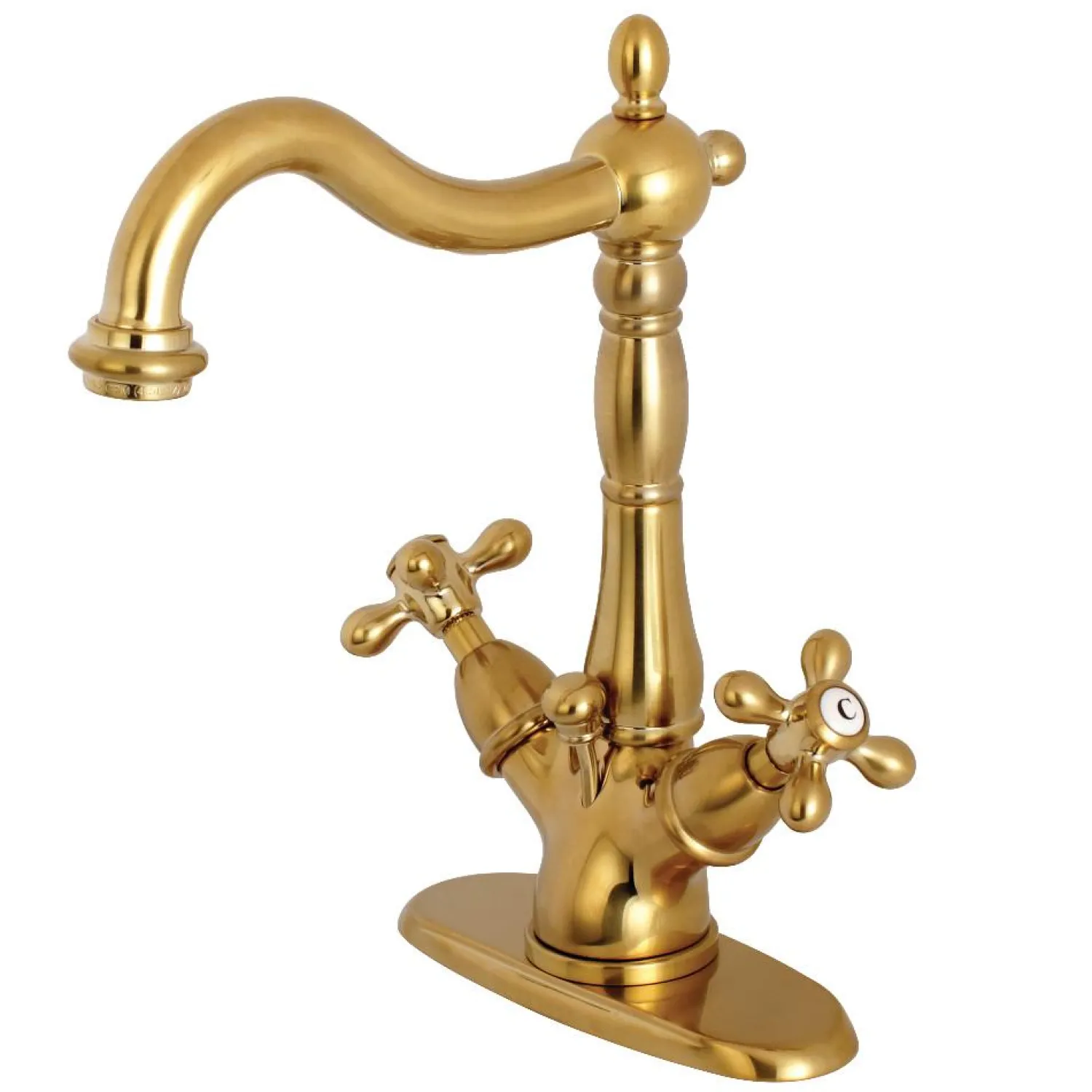 Online Heritage 4-Inch Centerset Bathroom Faucet with Pop-Up Drain Single Hole|4" Center Set