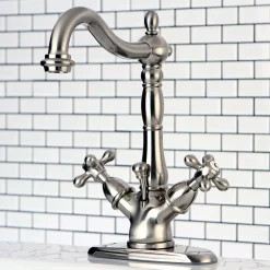 Online Heritage 4-Inch Centerset Bathroom Faucet with Pop-Up Drain Single Hole|4