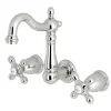 Clearance Heritage 8-Inch Center Wall Mount Bathroom Faucet Wall Mount