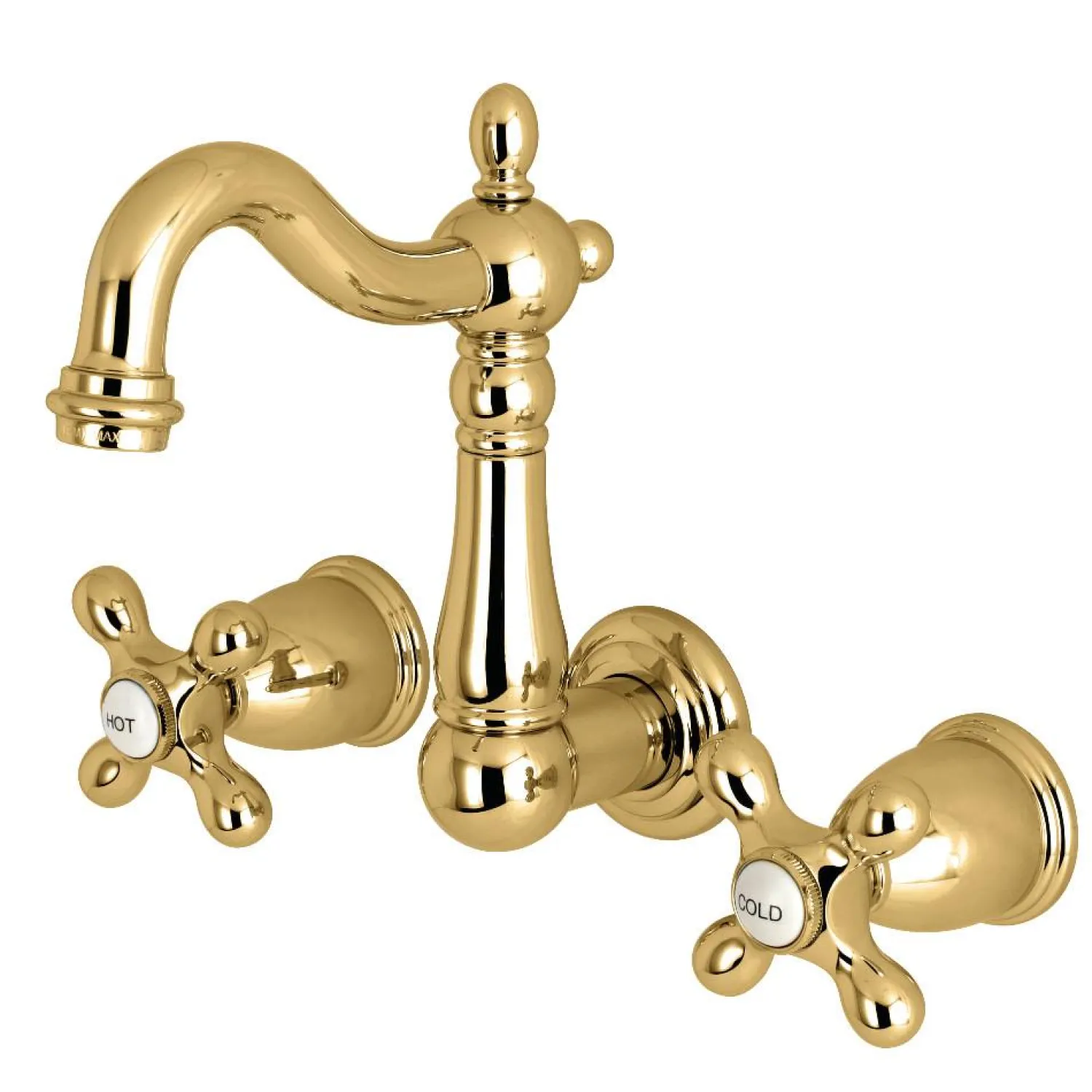Clearance Heritage 8-Inch Center Wall Mount Bathroom Faucet Wall Mount