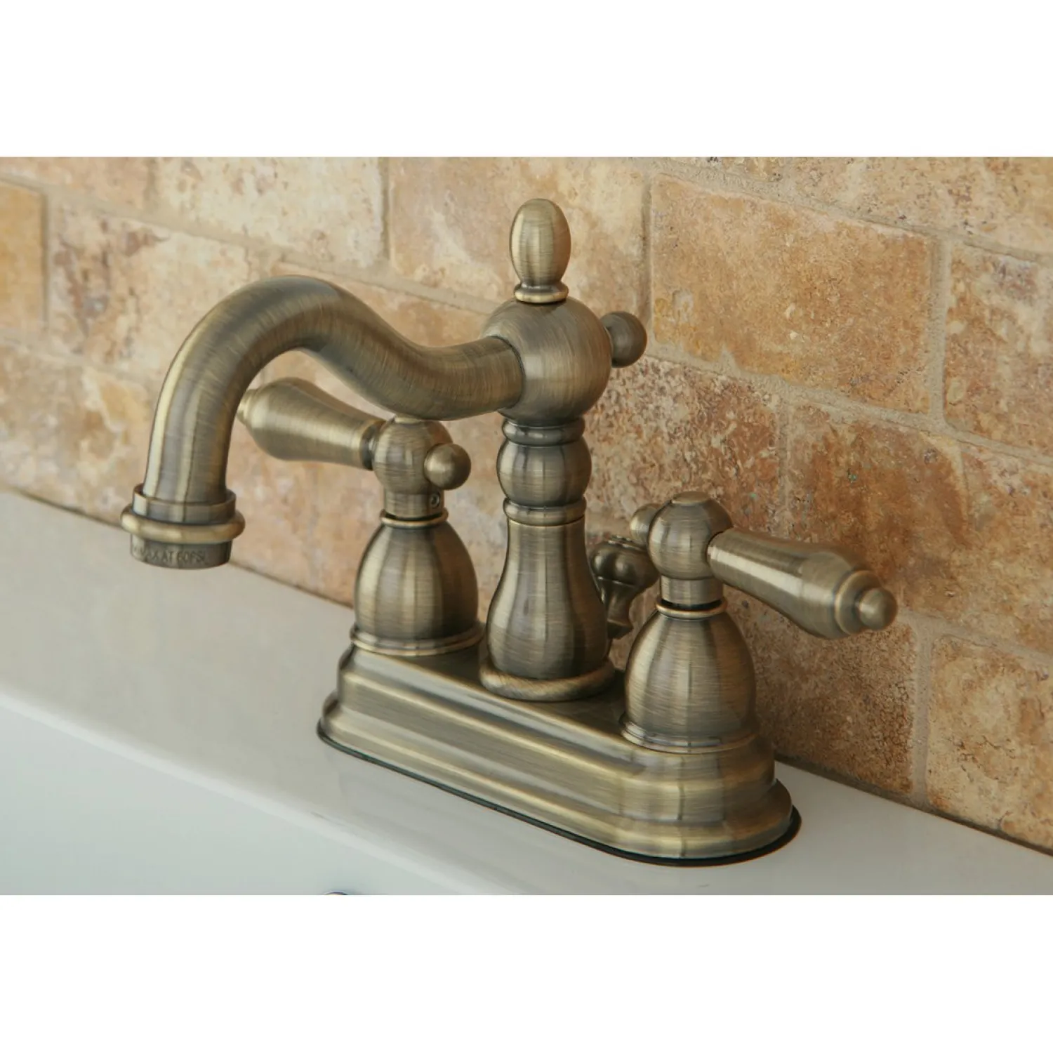 Outlet Heritage 4-Inch Centerset 3-Hole Bathroom Faucet 4" Center Set