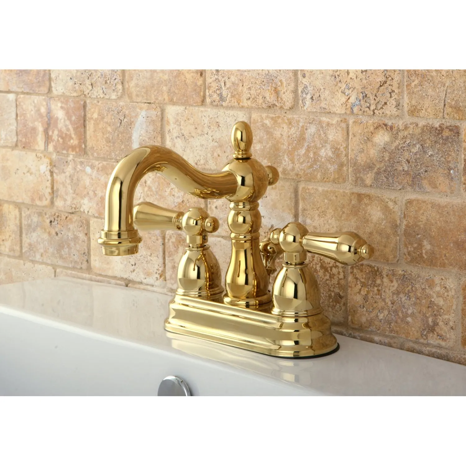 Outlet Heritage 4-Inch Centerset 3-Hole Bathroom Faucet 4" Center Set