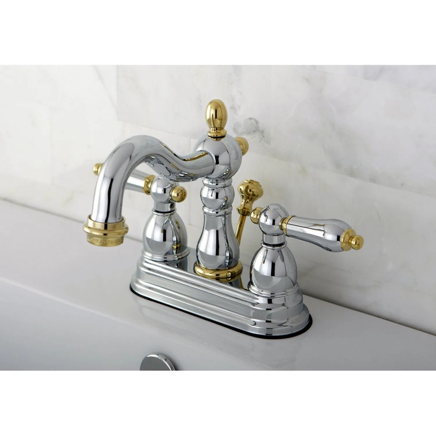 Outlet Heritage 4-Inch Centerset 3-Hole Bathroom Faucet 4" Center Set