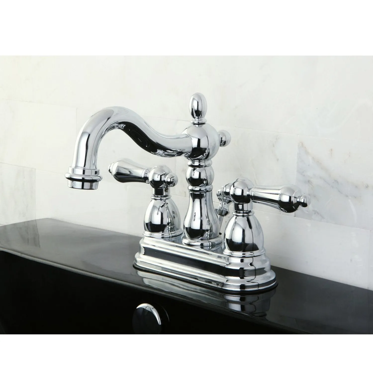 Outlet Heritage 4-Inch Centerset 3-Hole Bathroom Faucet 4" Center Set