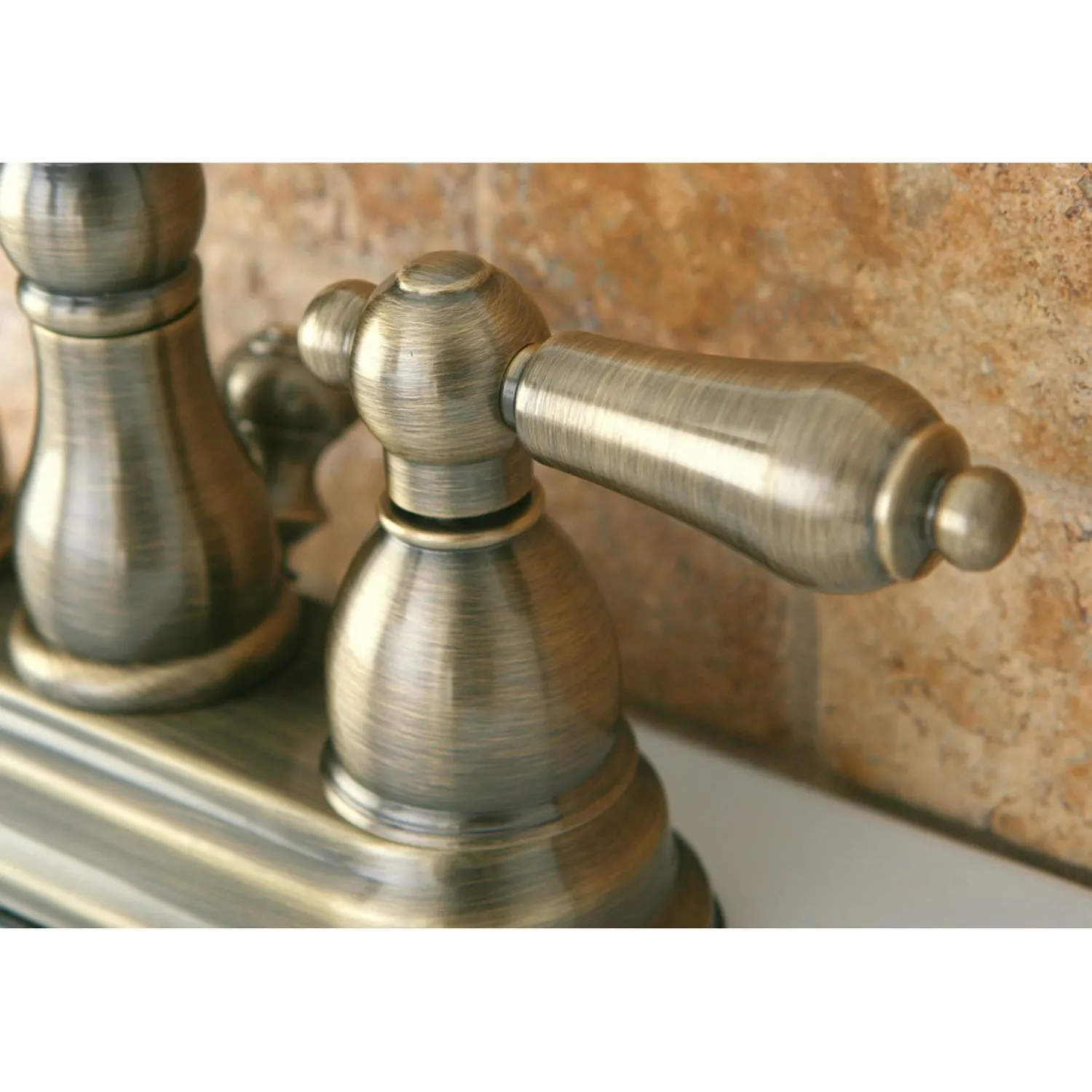 Outlet Heritage 4-Inch Centerset 3-Hole Bathroom Faucet 4" Center Set