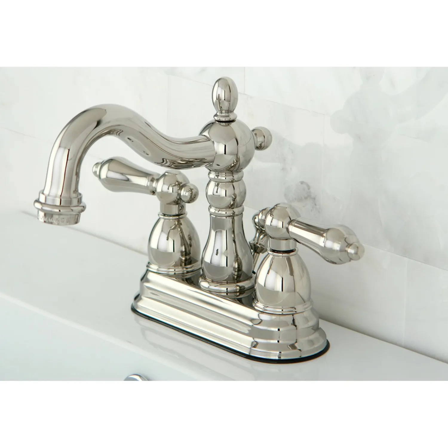 Outlet Heritage 4-Inch Centerset 3-Hole Bathroom Faucet 4" Center Set