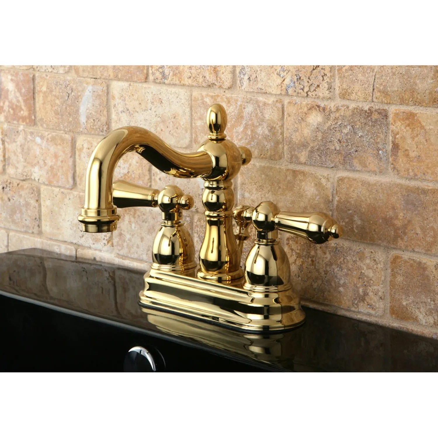 Outlet Heritage 4-Inch Centerset 3-Hole Bathroom Faucet 4" Center Set