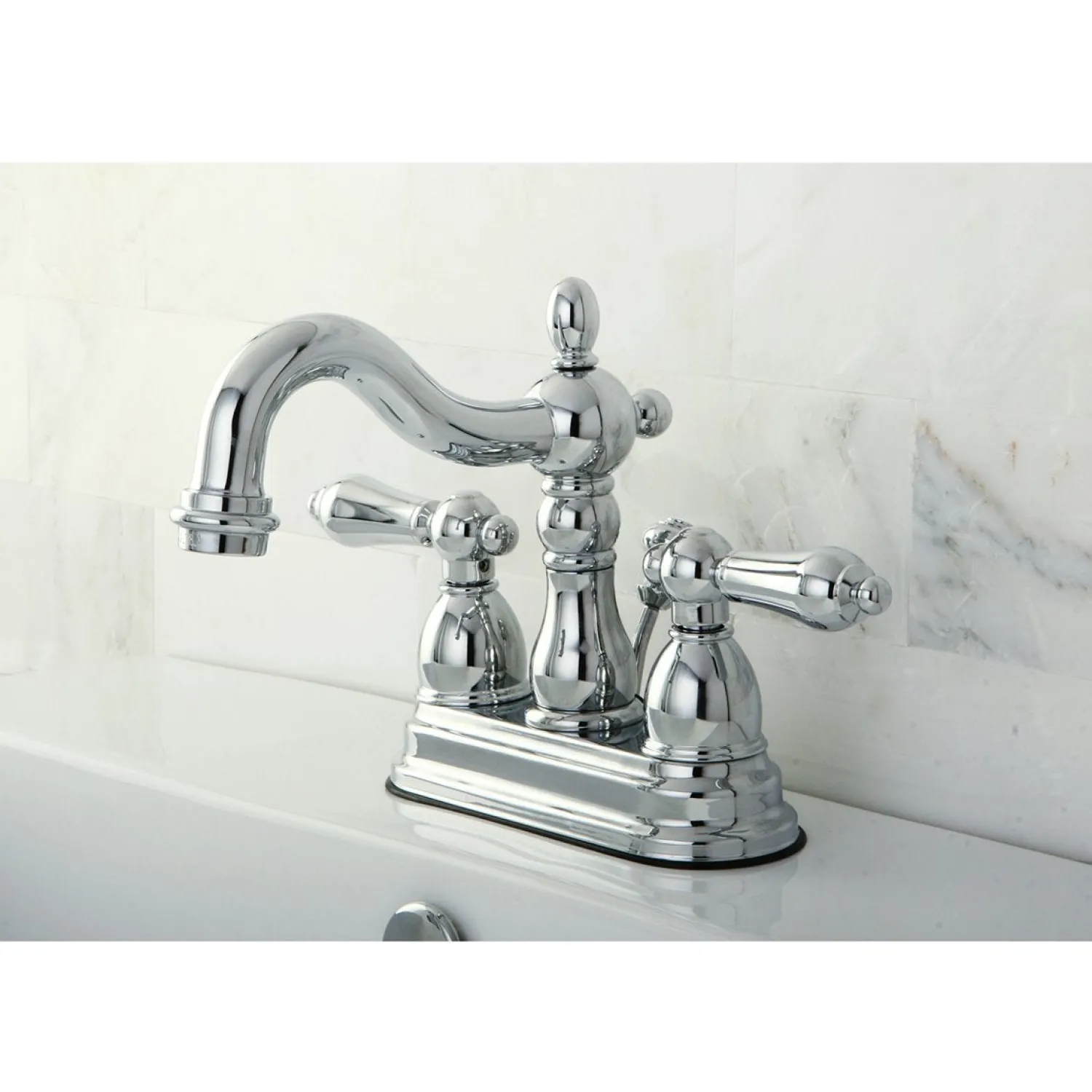 Outlet Heritage 4-Inch Centerset 3-Hole Bathroom Faucet 4" Center Set