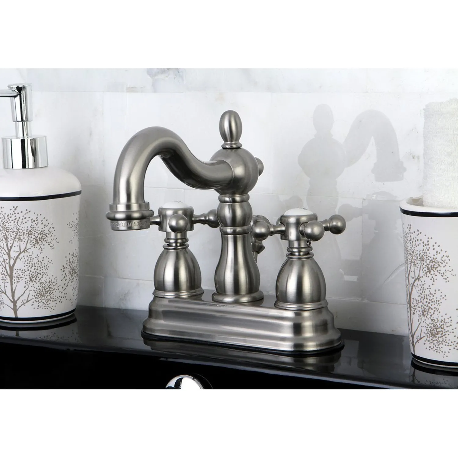 Best Heritage 4-Inch Centerset Deck Mount Bathroom Faucet 4" Center Set