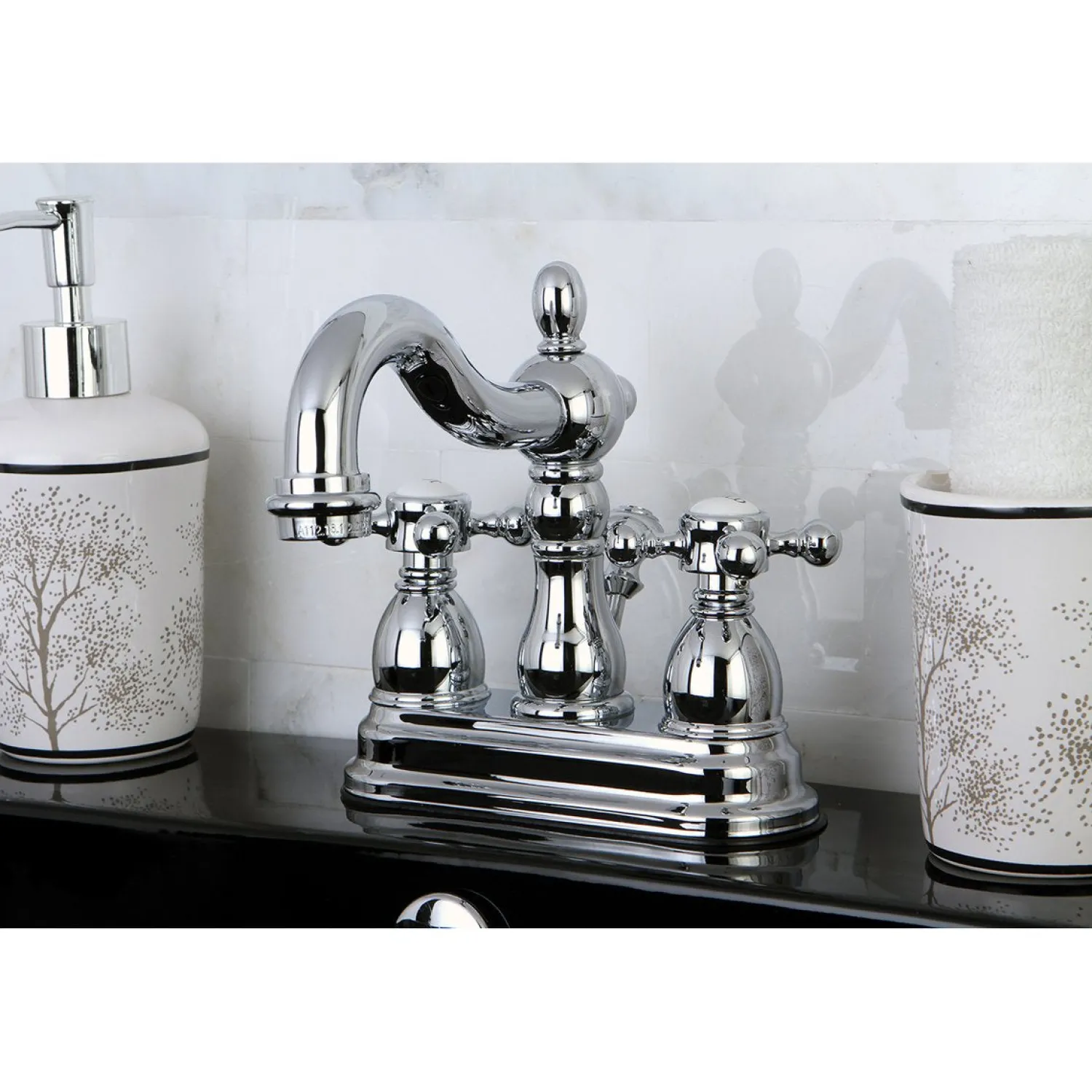 Best Heritage 4-Inch Centerset Deck Mount Bathroom Faucet 4" Center Set