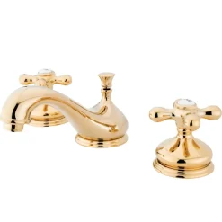 Clearance Heritage 8-Inch Widespread Deck Mount Bathroom Faucet 8" Widespread