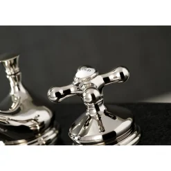Clearance Heritage 8-Inch Widespread Deck Mount Bathroom Faucet 8