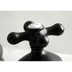 Clearance Heritage 8-Inch Widespread Deck Mount Bathroom Faucet 8