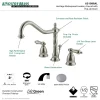 Online Heritage 8-Inch Widespread Bathroom Faucet with Brass Pop-Up 8" Widespread
