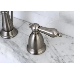 Online Heritage 8-Inch Widespread Bathroom Faucet with Brass Pop-Up 8