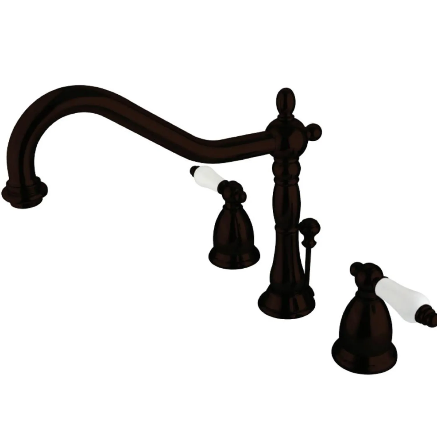 Best Heritage 8-Inch Widespread Lever-Handle Bathroom Faucet 8" Widespread