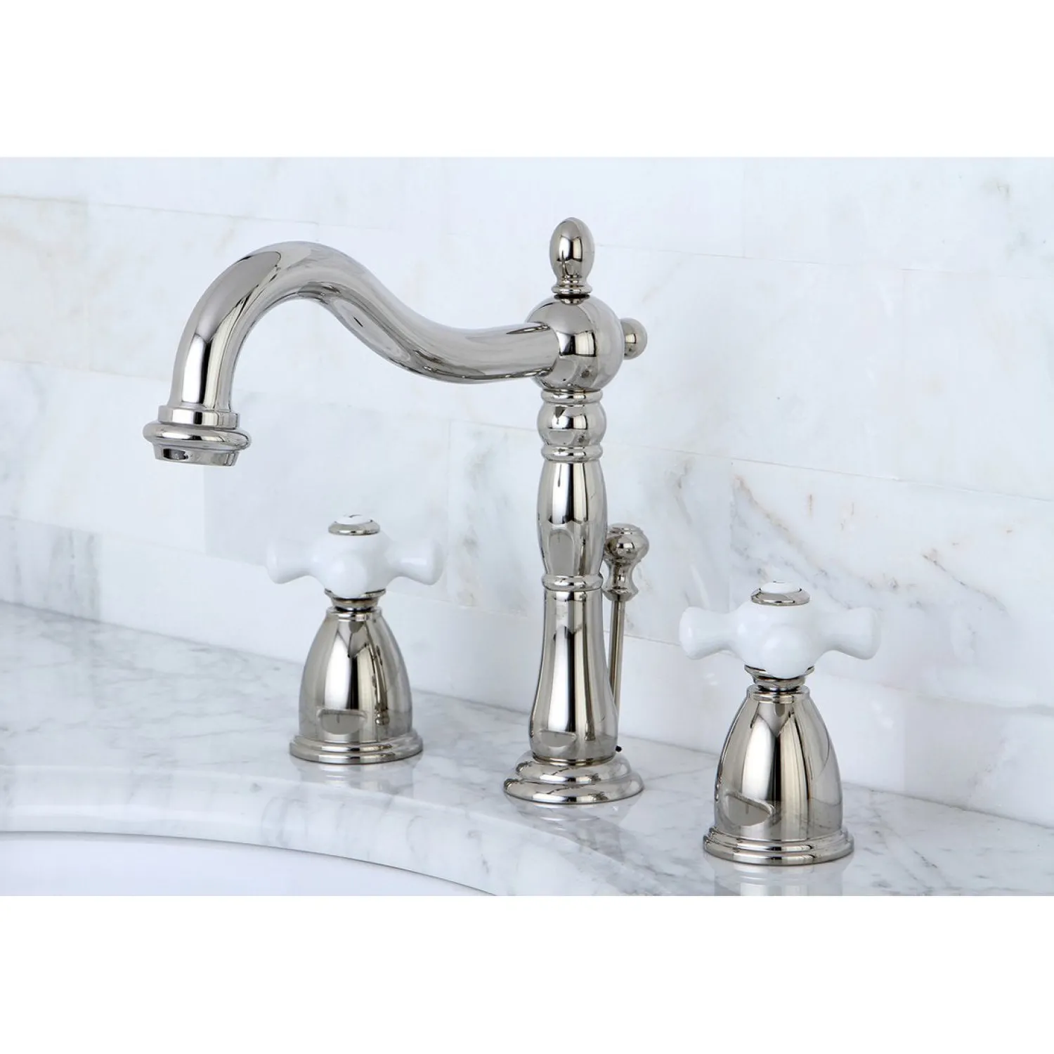 Online Heritage 8-Inch Widespread 3-Hole Bathroom Faucet 8" Widespread
