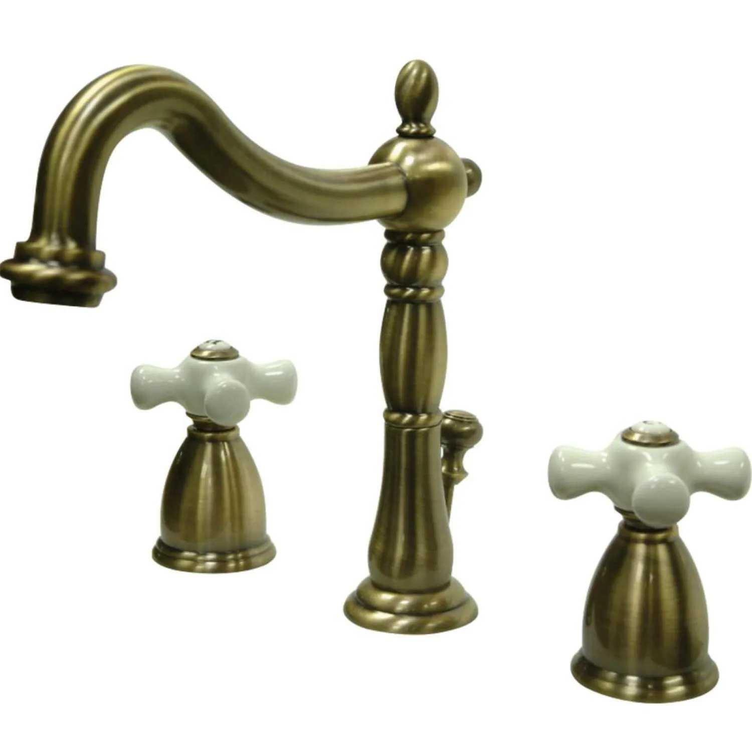 Online Heritage 8-Inch Widespread 3-Hole Bathroom Faucet 8" Widespread