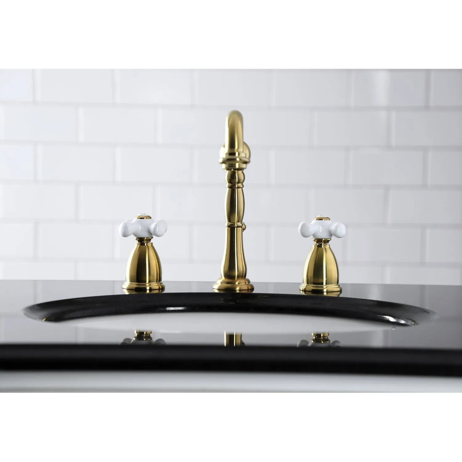 Online Heritage 8-Inch Widespread 3-Hole Bathroom Faucet 8" Widespread