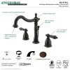 New Heritage 8-Inch Widespread Bathroom Faucet 8" Widespread