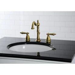 New Heritage 8-Inch Widespread Bathroom Faucet 8