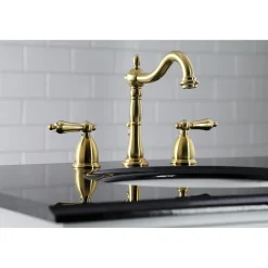 New Heritage 8-Inch Widespread Bathroom Faucet 8