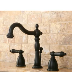 New Heritage 8-Inch Widespread Bathroom Faucet 8