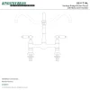 Hot Heritage Kitchen Bridge Faucet Bridge Faucets