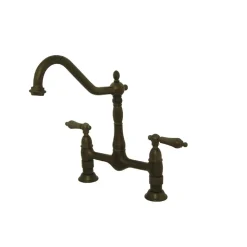 Hot Heritage Kitchen Bridge Faucet Bridge Faucets