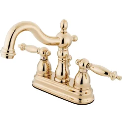 Sale Heritage Lever-Handle 4-Inch Centerset Bathroom Faucet 4" Center Set